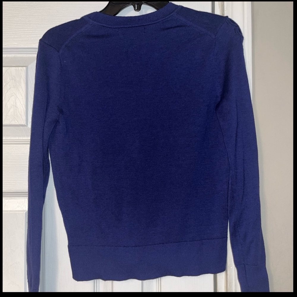 Banana Republic Blue Cardigan, Size XS Petite - Picture 7 of 7